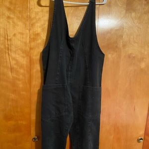 Free People High Roller Jumpsuit - Mineral Black - Medium
